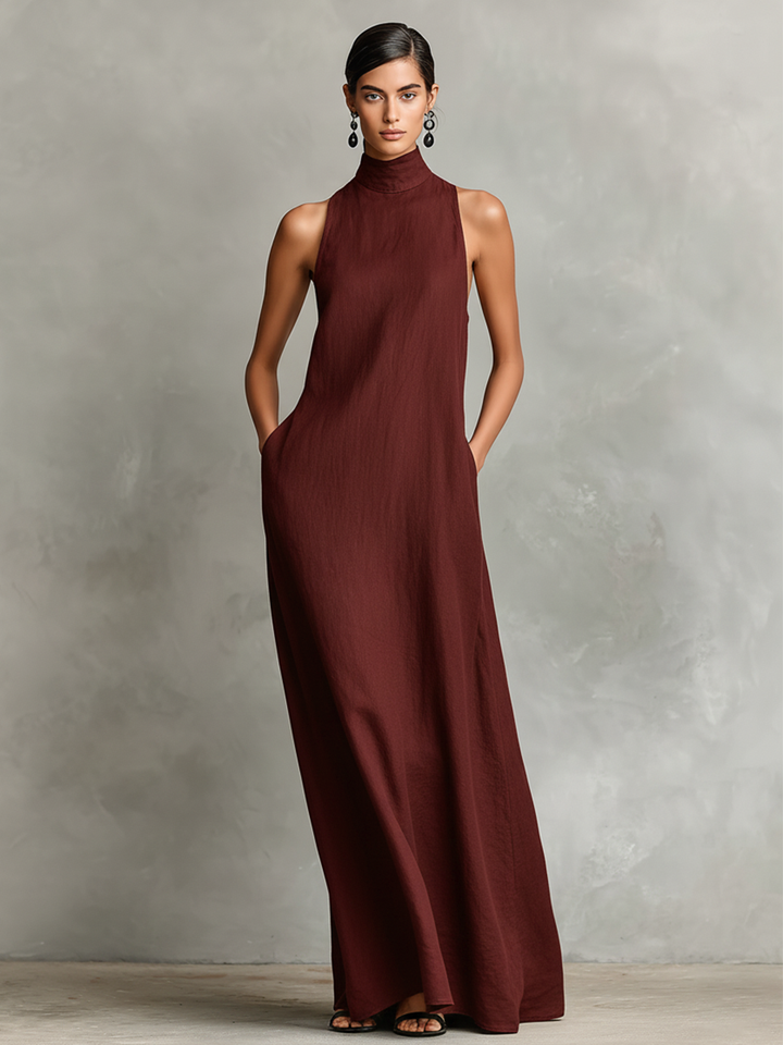 Tabitha - Maxivestido de lino premium