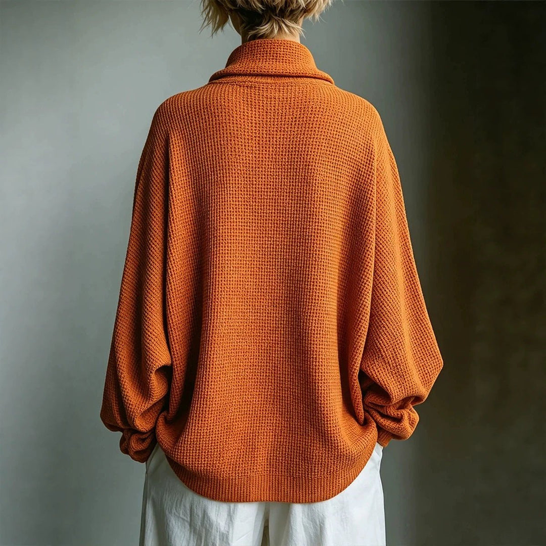 Aella - Top de cuello alto holgado texturizado