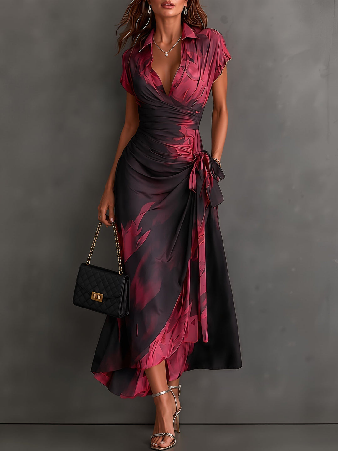 Kaia - Vestido camisero de tacto suave