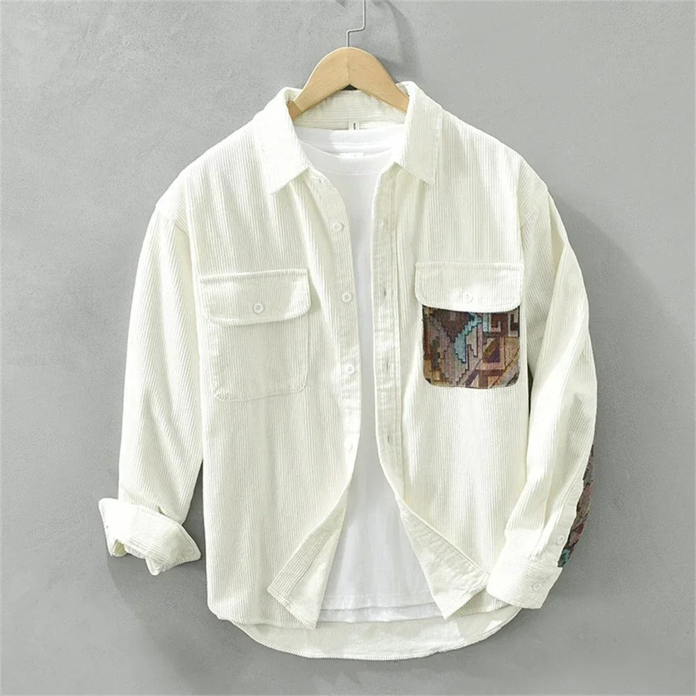 Tero - Camisa de pana texturizada